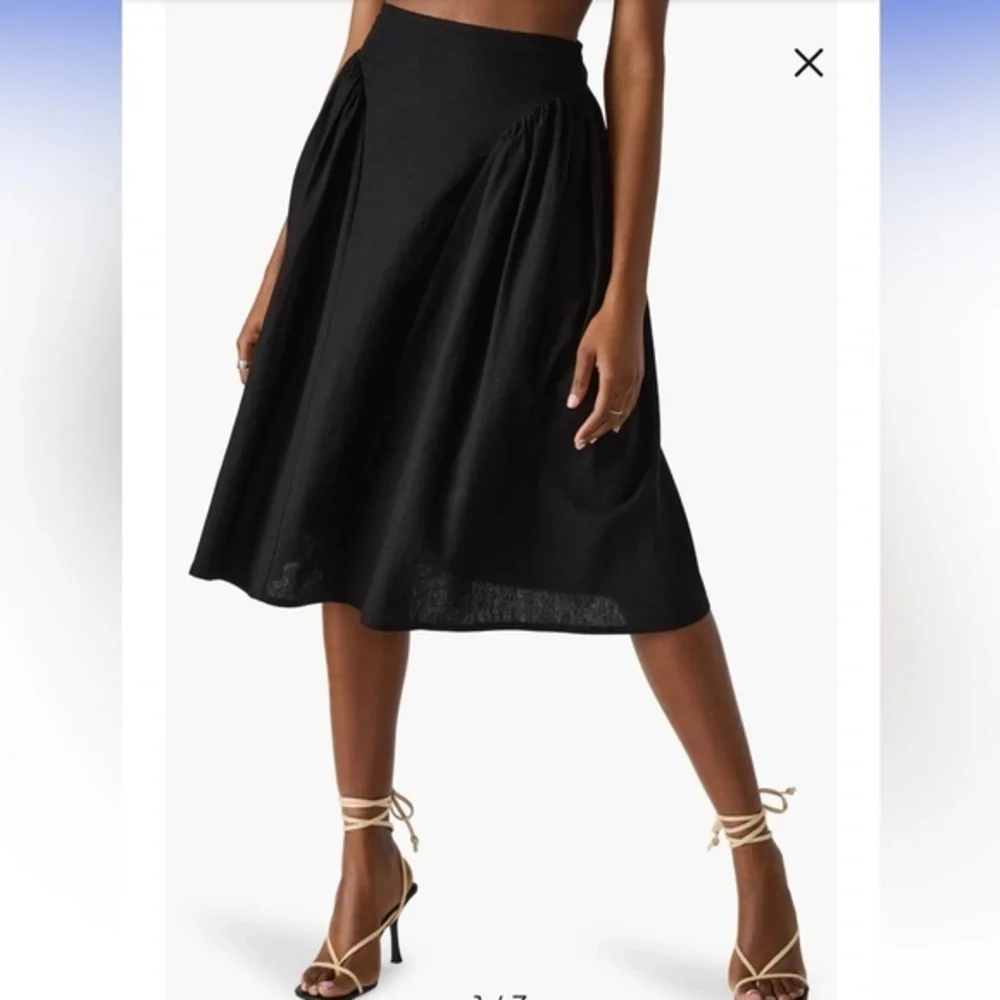 Steve Madden Brooklyn Linen Blend Skirt